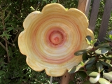 Keramik-Blume gelb